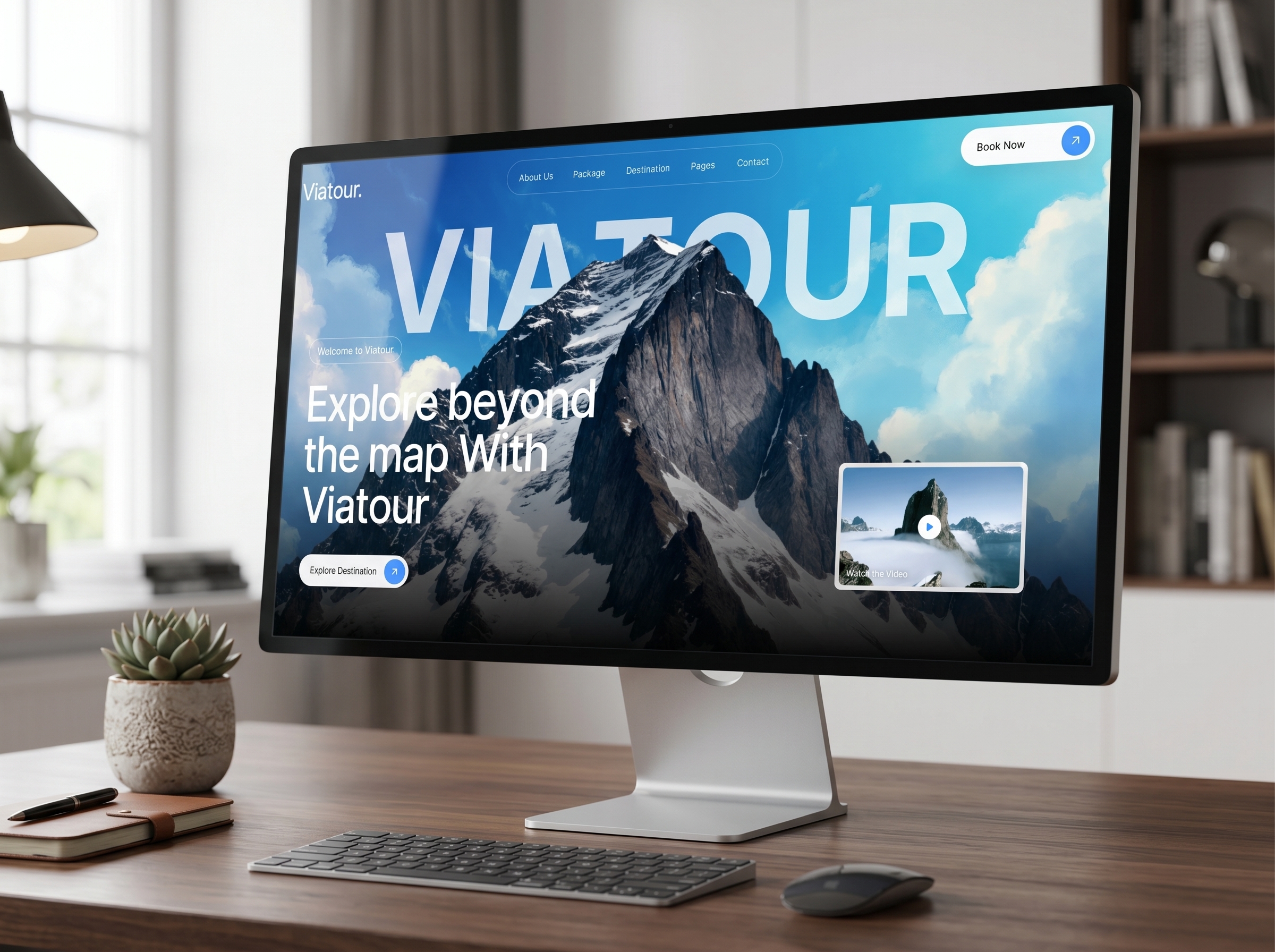 Viatour Desktop Mockup